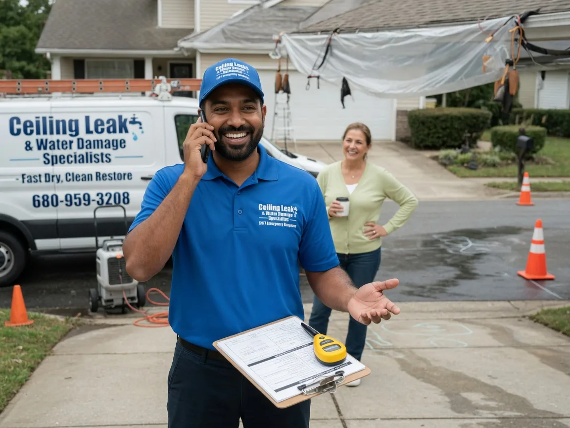 Ceiling Leak Cleanup Sharpsburg, NC FAQs